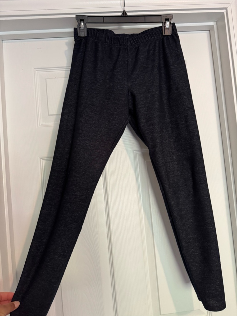 No Boundaries Kids Black Heather Leggings